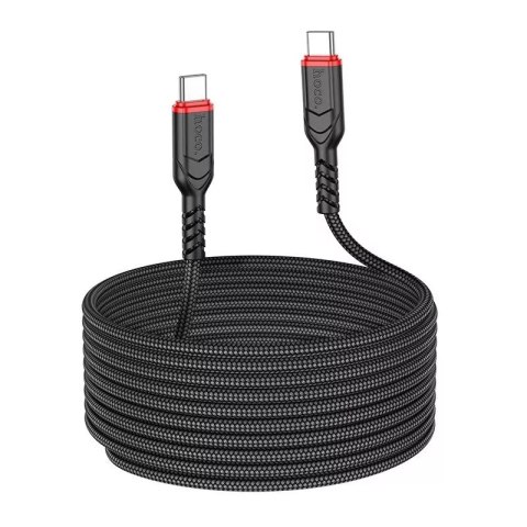 Hoco HOCO Kabel Typ C do Typ C X59 3 m Czarny PD 60W 3A Nylonowy Oplot Hoco HOCO Kabel Typ C do Typ C X59 3 m Czarny PD 60W 3A Nylonowy Oplot