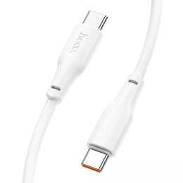 Hoco HOCO Kabel Typ C do Typ C X93 1 m Biały PD 100W 3A Szybkie Ładowanie