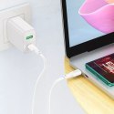 Hoco HOCO Kabel Typ C do Typ C X93 1 m Biały PD 100W 3A Szybkie Ładowanie