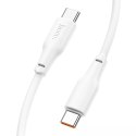 Hoco HOCO Kabel Typ C do Typ C X93 2 m Biały PD 100W 5A Szybkie Ładowanie