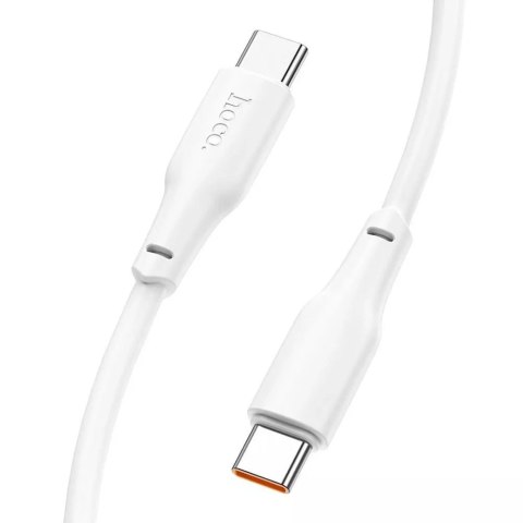 Hoco HOCO Kabel Typ C do Typ C X93 2 m Biały PD 100W 5A Szybkie Ładowanie Hoco HOCO Kabel Typ C do Typ C X93 2 m Biały PD 100W 5A Szybkie Ładowanie