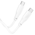 Hoco HOCO Kabel Typ C do Typ C X93 2 m Biały PD 100W 5A Szybkie Ładowanie