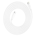 Hoco HOCO Kabel Typ C do Typ C X93 2 m Biały PD 100W 5A Szybkie Ładowanie