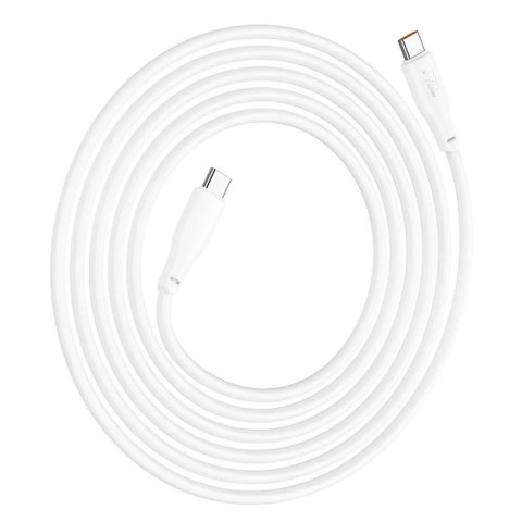 Hoco HOCO Kabel Typ C do Typ C X93 2 m Biały PD 100W 5A Szybkie Ładowanie Hoco HOCO Kabel Typ C do Typ C X93 2 m Biały PD 100W 5A Szybkie Ładowanie