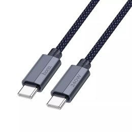 Hoco HOCO Kabel Typ C do Typ C U134 1,8 m Szary PD 240W QC 3.0 5A Szybkie Ładowanie