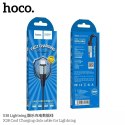Hoco HOCO Kabel USB-A do Lightning X38 1 m Czarny 2,4A Wytrzymały TPE