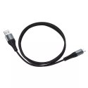 Hoco HOCO Kabel USB-A do Lightning X38 1 m Czarny 2,4A Wytrzymały TPE