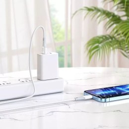 Hoco HOCO Kabel USB-A do Lightning X70 1 m Biały Nylonowy Oplot 2,4A