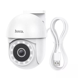 Hoco HOCO Kamera Zewnętrzna Full HD D2 Biała z Wizją Nocną i Komunikacją Głosową