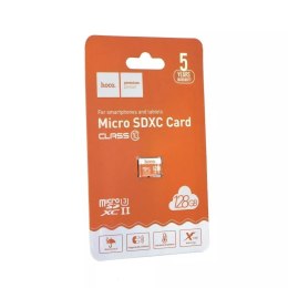 Hoco HOCO Karta Pamięci microSD 128GB Class 10 Szybki Odczyt 100MB/s