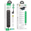 Hoco HOCO Listwa Zasilająca 4 Gniazda + 2x USB-A + Typ C PD QC3.0 20W NS1 1,8 m