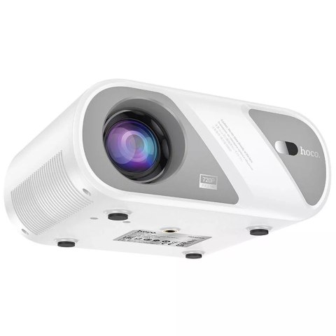 Hoco HOCO Projektor HD Ready DT1 Biały Wi-Fi, Bluetooth, 720P, Do 200 Cali Hoco HOCO Projektor HD Ready DT1 Biały Wi-Fi, Bluetooth, 720P, Do 200 Cali