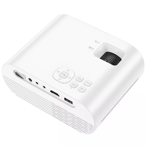 Hoco HOCO Projektor HD Ready DT1 Biały Wi-Fi, Bluetooth, 720P, Do 200 Cali Hoco HOCO Projektor HD Ready DT1 Biały Wi-Fi, Bluetooth, 720P, Do 200 Cali