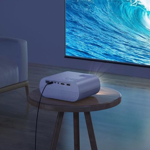 Hoco HOCO Projektor HD Ready DT1 Biały Wi-Fi, Bluetooth, 720P, Do 200 Cali Hoco HOCO Projektor HD Ready DT1 Biały Wi-Fi, Bluetooth, 720P, Do 200 Cali