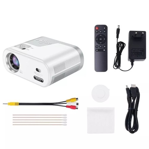 Hoco HOCO Projektor HD Ready DT2 Biały Android, Wi-Fi, Bluetooth, 720P Hoco HOCO Projektor HD Ready DT2 Biały Android, Wi-Fi, Bluetooth, 720P