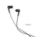 Hoco HOCO Słuchawki Przewodowe Jack 3,5 mm z Mikrofonem M72 Czarne