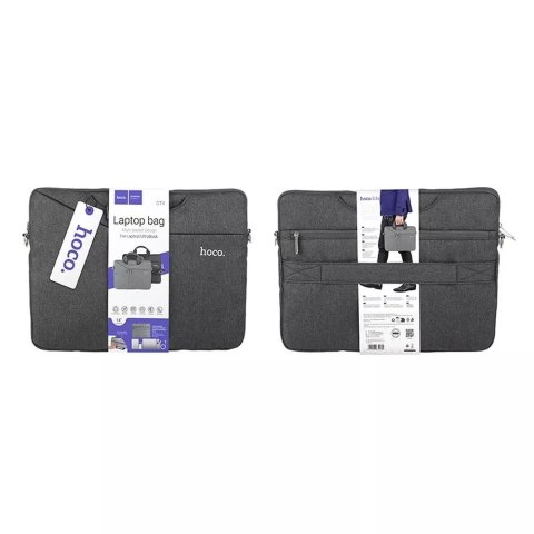 Hoco HOCO Torba na Tablet / Laptop / Netbook 14" GT4 Ciemnoszara Hoco HOCO Torba na Tablet / Laptop / Netbook 14" GT4 Ciemnoszara