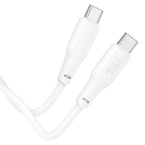 Hoco HOCO kabel Typ C do Typ C 3A 100W X93 2 m biały Hoco HOCO kabel Typ C do Typ C 3A 100W X93 2 m biały