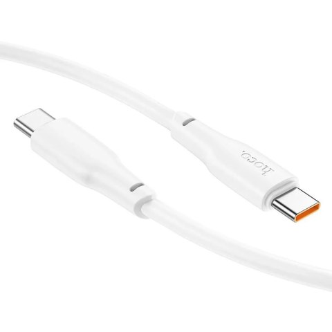 Hoco HOCO kabel Typ C do Typ C 3A 100W X93 2 m biały Hoco HOCO kabel Typ C do Typ C 3A 100W X93 2 m biały
