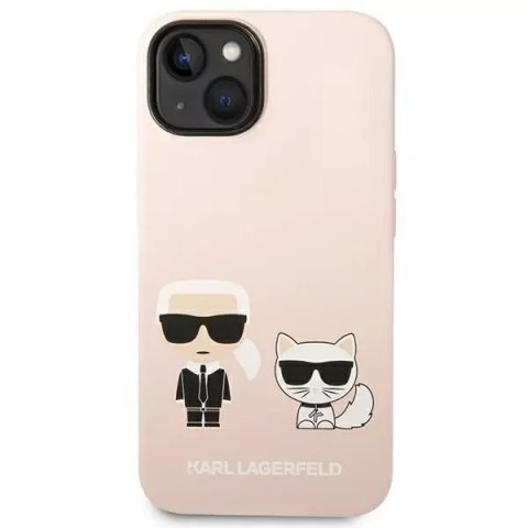 Karl Lagerfeld Etui Hardcase Karl Lagerfeld KLHMP14SSSKCI do iPhone 14 6,1" Silicone Karl & Choupette Magsafe Karl Lagerfeld Etui Hardcase Karl Lagerfeld KLHMP14SSSKCI do iPhone 14 6,1" Silicone Karl & Choupette Magsafe