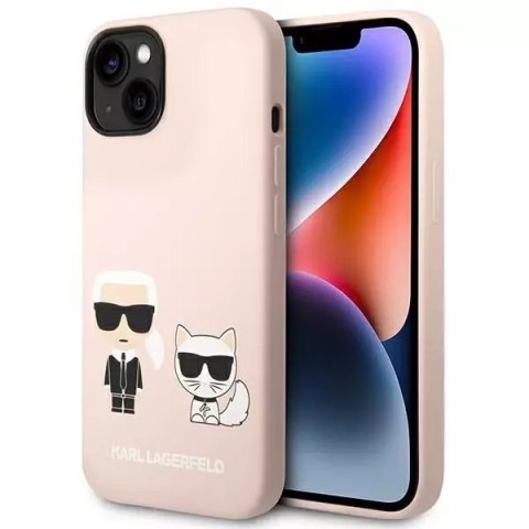 Karl Lagerfeld Etui Hardcase Karl Lagerfeld KLHMP14SSSKCI do iPhone 14 6,1" Silicone Karl & Choupette Magsafe Karl Lagerfeld Etui Hardcase Karl Lagerfeld KLHMP14SSSKCI do iPhone 14 6,1" Silicone Karl & Choupette Magsafe