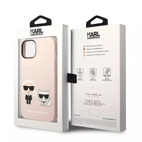 Karl Lagerfeld Etui Hardcase Karl Lagerfeld KLHMP14SSSKCI do iPhone 14 6,1" Silicone Karl & Choupette Magsafe Karl Lagerfeld Etui Hardcase Karl Lagerfeld KLHMP14SSSKCI do iPhone 14 6,1" Silicone Karl & Choupette Magsafe