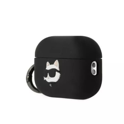 Karl Lagerfeld Etui ochronne na słuchawki Karl Lagerfeld KLAP2RUNCHK do Apple AirPods Pro 2 cover czarny/black Silicone Choupette Head 3D Karl Lagerfeld Etui ochronne na słuchawki Karl Lagerfeld KLAP2RUNCHK do Apple AirPods Pro 2 cover czarny/black Silicone Choupette Head 3D