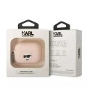 Karl Lagerfeld Etui ochronne na słuchawki Karl Lagerfeld KLAP2RUNCHP do Apple AirPods Pro 2 cover różowy/pink Silicone Choupette Head 3D