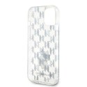 Karl Lagerfeld Oryginalne Etui KARL LAGERFELD Hardcase KLHCP15SHNCMKLT do iPhone 15 (Monogram / transparentny)