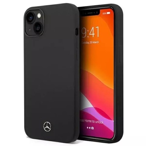 Mercedes Etui ochronne Mercedes MEHCP14SSILBK do Apple iPhone 14 6,1" czarny/black hardcase Silicone Line Mercedes Etui ochronne Mercedes MEHCP14SSILBK do Apple iPhone 14 6,1" czarny/black hardcase Silicone Line
