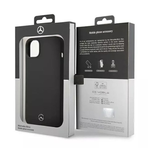 Mercedes Etui ochronne Mercedes MEHCP14SSILBK do Apple iPhone 14 6,1" czarny/black hardcase Silicone Line Mercedes Etui ochronne Mercedes MEHCP14SSILBK do Apple iPhone 14 6,1" czarny/black hardcase Silicone Line