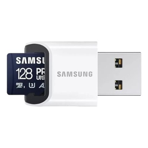 Samsung Karta pamięci Samsung microSDXC PRO Ultimate 128GB 200 MB/s UHS-I/U3 (MB-MY128SB/WW) Samsung Karta pamięci Samsung microSDXC PRO Ultimate 128GB 200 MB/s UHS-I/U3 (MB-MY128SB/WW)