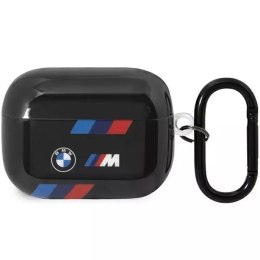 BMW Etui BMW BMAP222SOTK do AirPods Pro 2 gen cover czarny/black Tricolor Stripes