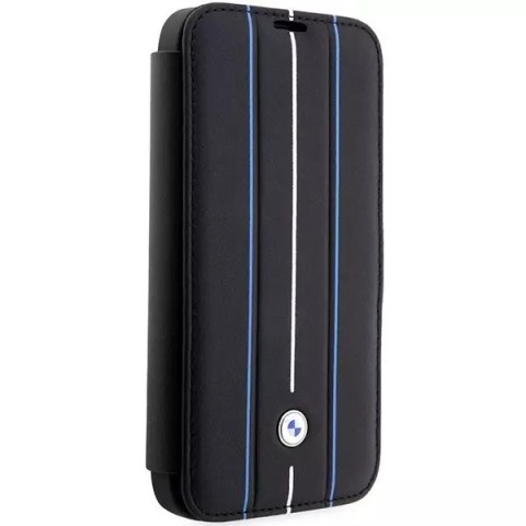 BMW Etui BMW BMBKP14X22RVSK do Apple iPhone 14 Pro Max 6,7" bookcase Leather Stamp Blue Lines BMW Etui BMW BMBKP14X22RVSK do Apple iPhone 14 Pro Max 6,7" bookcase Leather Stamp Blue Lines