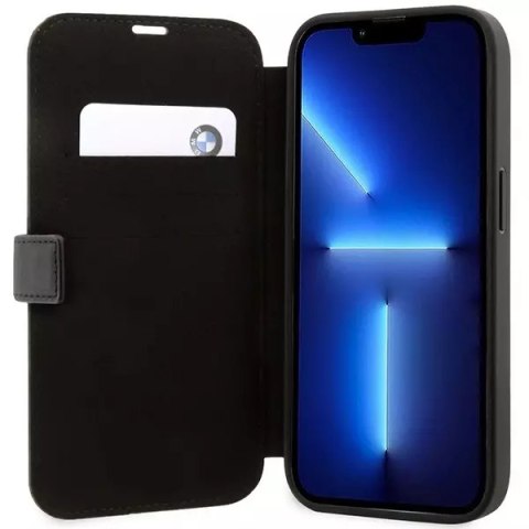 BMW Etui BMW BMBKP14X22RVSK do Apple iPhone 14 Pro Max 6,7" bookcase Leather Stamp Blue Lines BMW Etui BMW BMBKP14X22RVSK do Apple iPhone 14 Pro Max 6,7" bookcase Leather Stamp Blue Lines