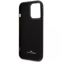 BMW Etui na telefon BMW BMHCP14L22RSEPK do Apple iPhone 14 Pro 6,1" czarny/black Leather Card Slot