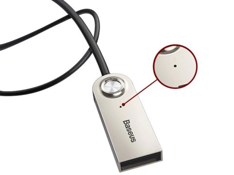 Baseus Baseus Adapter Transmiter odbiornik Bluetooth USB Audio AUX jack black Baseus Baseus Adapter Transmiter odbiornik Bluetooth USB Audio AUX jack black