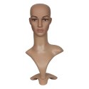 Bituxx Manekin damska głowa ze stojakiem 52 cm do peruk nakryć głowy biżuterii