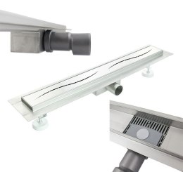 Bituxx Odpływ liniowy Streifen z syfonem 130cm