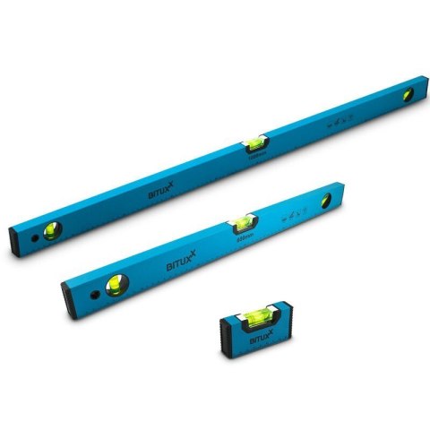 Bituxx Poziomice z magnesem 10 / 60 / 100 cm Bituxx Poziomice z magnesem 10 / 60 / 100 cm