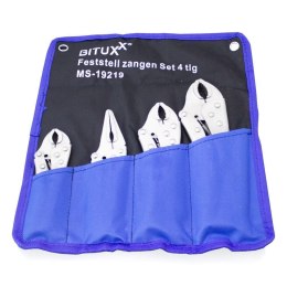 Bituxx Zestaw 3 szczypiec zaciskowych i długich z torbą Bituxx 125-250mm