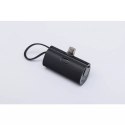 Forcell FORCELL F-ENERGY Power Plug F5K3 Powerbank z Wbudowanym Złączem Typ C PD 20W 5000 mAh Czarny