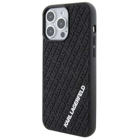 Karl Lagerfeld Etui Karl Lagerfeld KLHCP15X3DMKRLK do iPhone 15 Pro Max 6.7" czarny/black hardcase 3D Rubber Multi Logo Karl Lagerfeld Etui Karl Lagerfeld KLHCP15X3DMKRLK do iPhone 15 Pro Max 6.7" czarny/black hardcase 3D Rubber Multi Logo