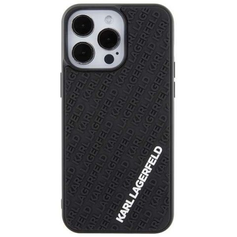 Karl Lagerfeld Etui Karl Lagerfeld KLHCP15X3DMKRLK do iPhone 15 Pro Max 6.7" czarny/black hardcase 3D Rubber Multi Logo Karl Lagerfeld Etui Karl Lagerfeld KLHCP15X3DMKRLK do iPhone 15 Pro Max 6.7" czarny/black hardcase 3D Rubber Multi Logo