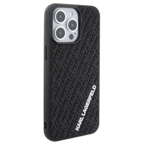 Karl Lagerfeld Etui Karl Lagerfeld KLHCP15X3DMKRLK do iPhone 15 Pro Max 6.7" czarny/black hardcase 3D Rubber Multi Logo Karl Lagerfeld Etui Karl Lagerfeld KLHCP15X3DMKRLK do iPhone 15 Pro Max 6.7" czarny/black hardcase 3D Rubber Multi Logo