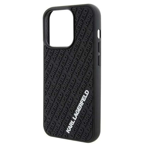 Karl Lagerfeld Etui Karl Lagerfeld KLHCP15L3DMKRLK do iPhone 15 Pro 6.1" czarny/black hardcase 3D Rubber Multi Logo Karl Lagerfeld Etui Karl Lagerfeld KLHCP15L3DMKRLK do iPhone 15 Pro 6.1" czarny/black hardcase 3D Rubber Multi Logo