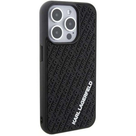 Karl Lagerfeld Etui Karl Lagerfeld KLHCP15L3DMKRLK do iPhone 15 Pro 6.1" czarny/black hardcase 3D Rubber Multi Logo Karl Lagerfeld Etui Karl Lagerfeld KLHCP15L3DMKRLK do iPhone 15 Pro 6.1" czarny/black hardcase 3D Rubber Multi Logo