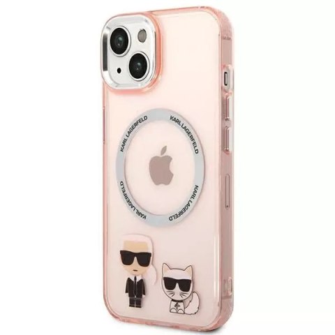 Karl Lagerfeld Etui Karl Lagerfeld KLHMP14MHKCP do iPhone 14 Plus 6,7" hardcase Karl & Choupette Aluminium Magsafe Karl Lagerfeld Etui Karl Lagerfeld KLHMP14MHKCP do iPhone 14 Plus 6,7" hardcase Karl & Choupette Aluminium Magsafe