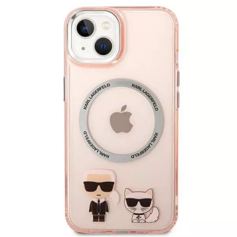 Karl Lagerfeld Etui Karl Lagerfeld KLHMP14MHKCP do iPhone 14 Plus 6,7" hardcase Karl & Choupette Aluminium Magsafe Karl Lagerfeld Etui Karl Lagerfeld KLHMP14MHKCP do iPhone 14 Plus 6,7" hardcase Karl & Choupette Aluminium Magsafe