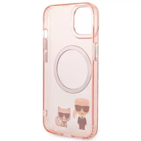 Karl Lagerfeld Etui Karl Lagerfeld KLHMP14MHKCP do iPhone 14 Plus 6,7" hardcase Karl & Choupette Aluminium Magsafe Karl Lagerfeld Etui Karl Lagerfeld KLHMP14MHKCP do iPhone 14 Plus 6,7" hardcase Karl & Choupette Aluminium Magsafe